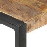 Table basse 140x140x40 cm Bois de manguier brut 