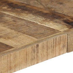 Table basse 140x140x40 cm Bois de manguier brut 
