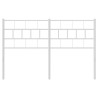 Tête de lit métal blanc 140 cm 