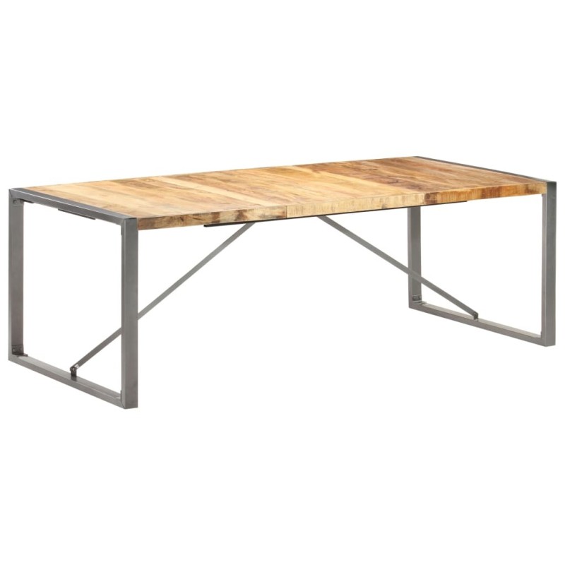 Table à manger 220x100x75 cm Bois de manguier massif brut Table à manger 220x100x75 cm Bois de manguier massif brut