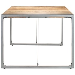 Table à manger 220x100x75 cm Bois de manguier massif brut 