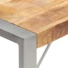 Table à manger 220x100x75 cm Bois de manguier massif brut 