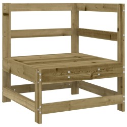 Salon de jardin 5 pcs bois de pin imprégné 