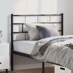 Tête de lit métal noir 100 cm 