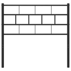 Tête de lit métal noir 100 cm 