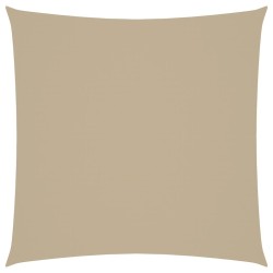 Voile de parasol tissu oxford carré 2,5x2,5 m beige 