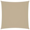 Voile de parasol tissu oxford carré 2,5x2,5 m beige 