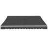 Auvent pliable manuel 450 cm Anthracite 