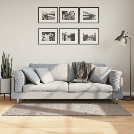 Tapis shaggy PAMPLONA poils longs moderne beige 80x150 cm 