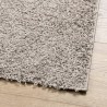 Tapis shaggy PAMPLONA poils longs moderne beige 80x150 cm 