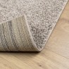 Tapis shaggy PAMPLONA poils longs moderne beige 80x150 cm 