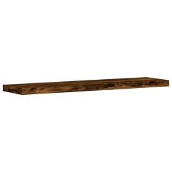 Étagères murales 4 pcs chêne fumé 40x10x1,5cm bois d'ingénierie 