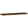 Étagères murales 4 pcs chêne fumé 40x10x1,5cm bois d'ingénierie 