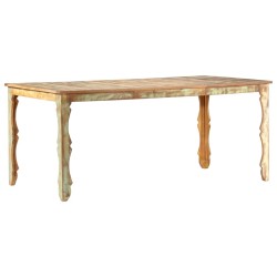Table de salle à manger 180x90x76cm Bois de récupération solide 