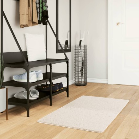 Tapis OVIEDO à poils courts beige 60x110 cm 