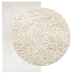 Tapis OVIEDO à poils courts beige 60x110 cm 
