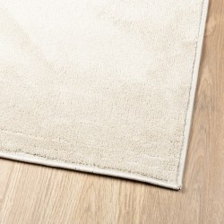 Tapis OVIEDO à poils courts beige 60x110 cm 