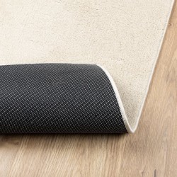 Tapis OVIEDO à poils courts beige 60x110 cm 