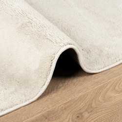 Tapis OVIEDO à poils courts beige 60x110 cm 