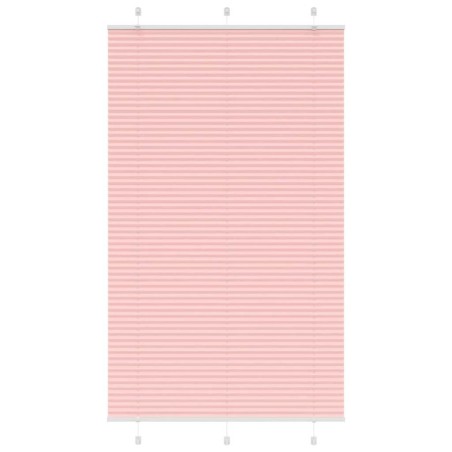 Store plissé rose 115x200 cm largeur du tissu 114,4cm polyester 