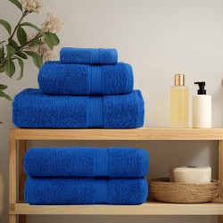 Serviettes de visage de qualité supérieure SOLUND 4 pcs bleu 