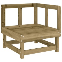 Salon de jardin 5 pcs bois de pin imprégné 