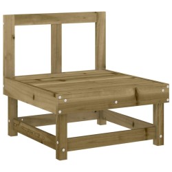 Salon de jardin 5 pcs bois de pin imprégné 