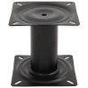 Piédestal de siège de bateau noir 18 cm acier 