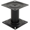 Piédestal de siège de bateau noir 18 cm acier 