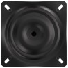 Piédestal de siège de bateau noir 18 cm acier 