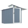 Abri de jardin Gris 270x130x208,5 cm Acier galvanisé 