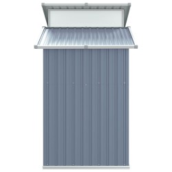 Abri de jardin Gris 270x130x208,5 cm Acier galvanisé 