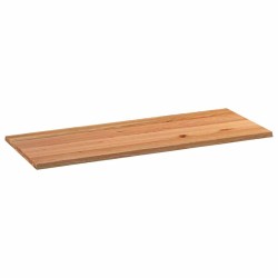 Dessus de table marron clair bois chêne massif rectangulaire 