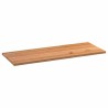 Dessus de table marron clair bois chêne massif rectangulaire 