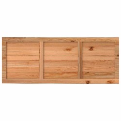 Dessus de table marron clair bois chêne massif rectangulaire 