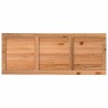 Dessus de table marron clair bois chêne massif rectangulaire 