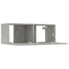 Ensemble de meubles TV 8 pcs Gris béton Bois d'ingénierie 