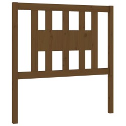 Tête de lit Marron miel 106x4x100 cm Bois massif de pin 