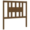 Tête de lit Marron miel 106x4x100 cm Bois massif de pin 