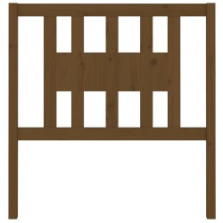 Tête de lit Marron miel 106x4x100 cm Bois massif de pin 