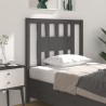 Tête de lit Gris 106x4x100 cm Bois massif de pin 