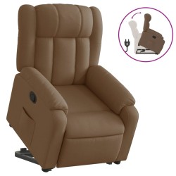 Fauteuil inclinable Marron Tissu 