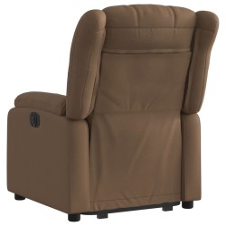 Fauteuil inclinable Marron Tissu 