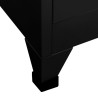 Armoire à casiers Noir 90x40x180 cm Acier 
