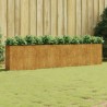 Lit surélevé de jardin 360x40x80 cm acier corten 