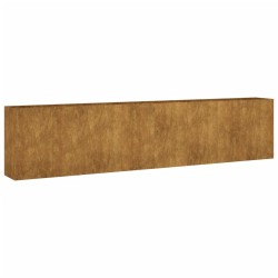 Lit surélevé de jardin 360x40x80 cm acier corten 