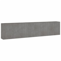Lit surélevé de jardin 360x40x80 cm acier corten 