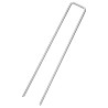 Piquets de sol en forme de U 50 pcs 20x3,5 cm acier galvanisé 