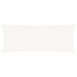 Voile d'ombrage 160 g/m² Blanc 2x5 m PEHD 