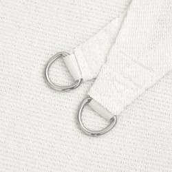 Voile d'ombrage 160 g/m² Blanc 2x5 m PEHD 